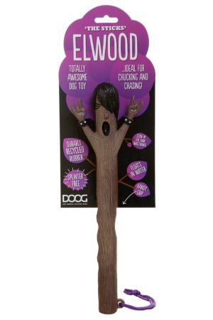 Elwood Stick Rubber Dog Toy by DOOG